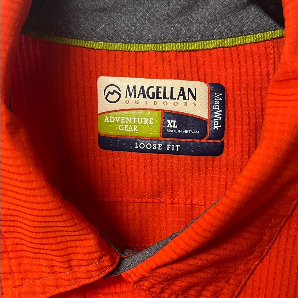 Magellan Brand Loose Fit wicking short sleeve outdoor shirt. - Picture 2 of 6
